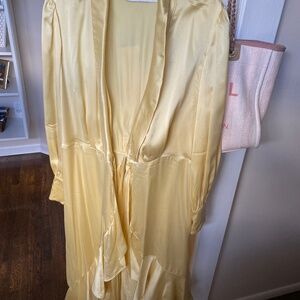 Zimmermann Silk Wrap Midi Dress Size 1